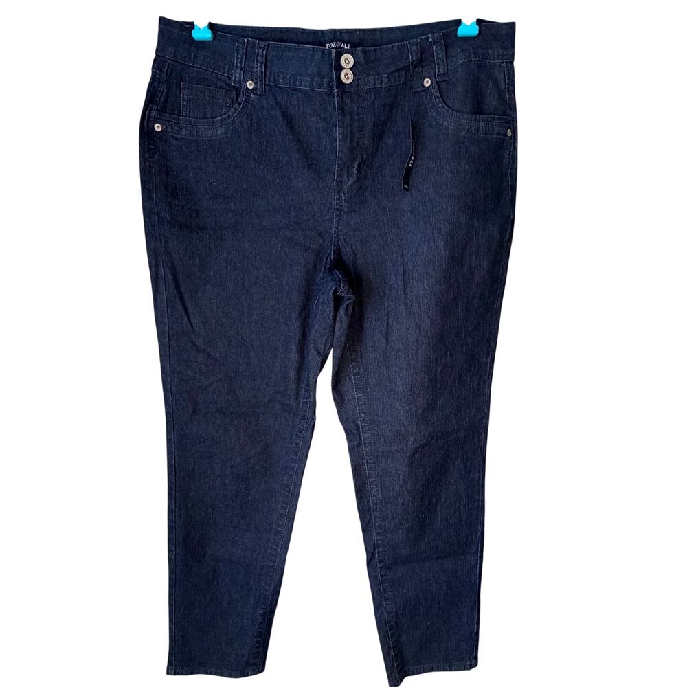 NWT! Roz & Ali Dark Wash Skinny Jean Size 20